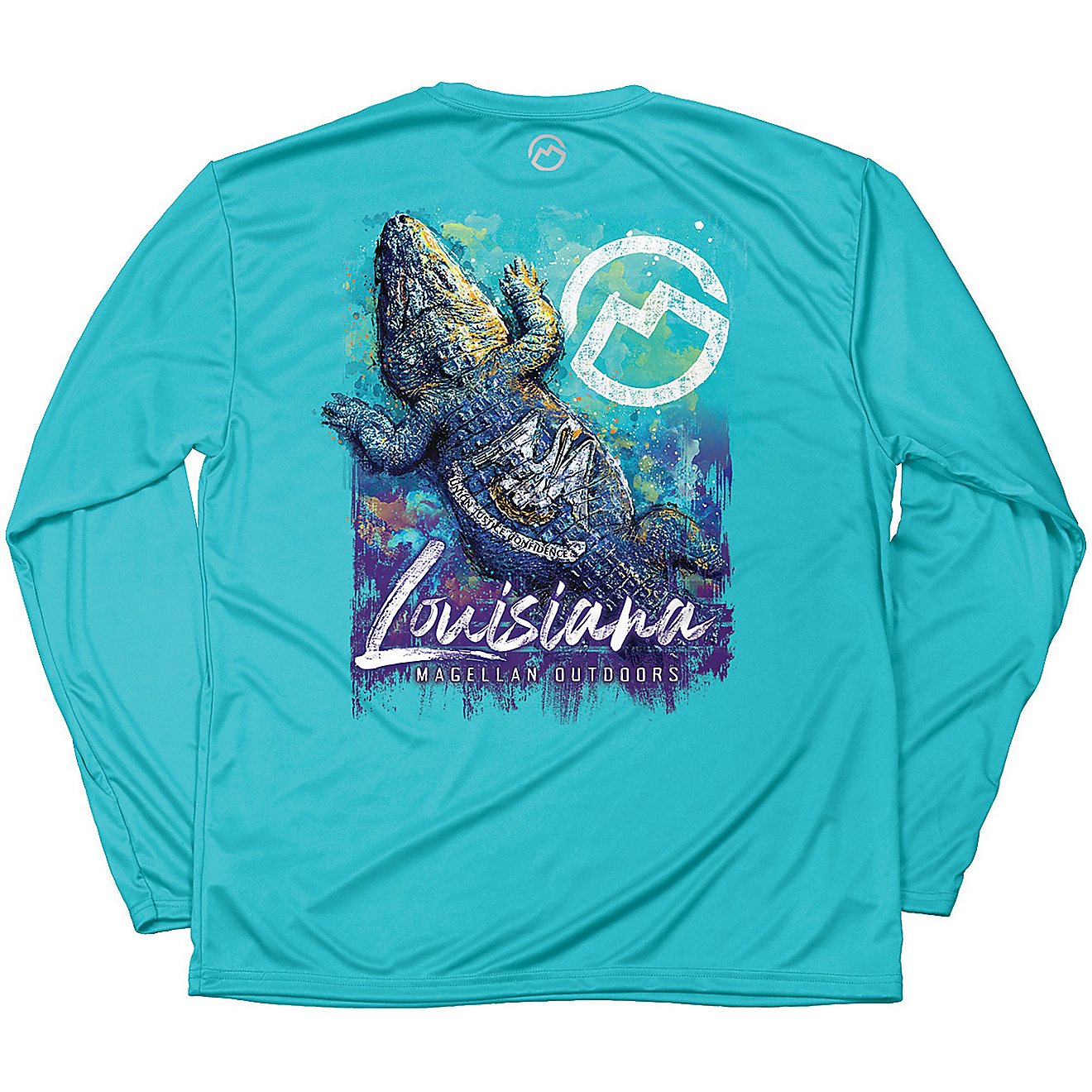 Magellan Outdoors Men's Local State Graphic Louisiana Long Sleeve T-shirt                                                        - view number 3