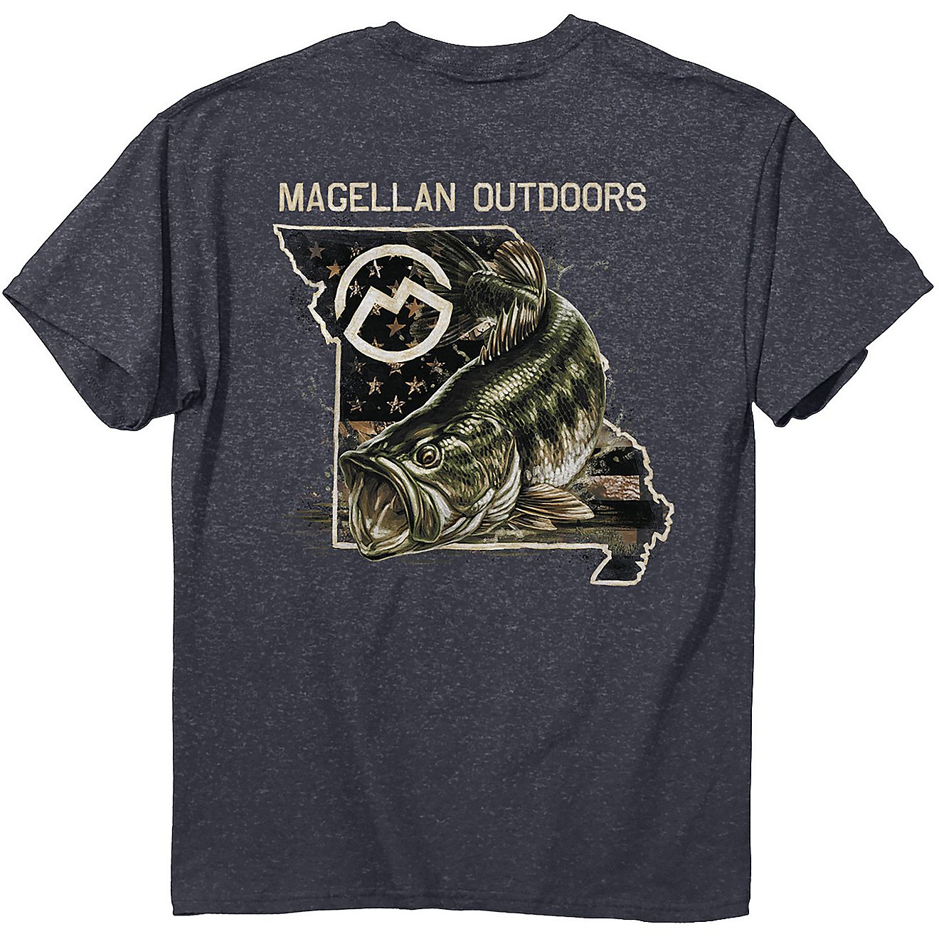 Magellan Outdoors Men's Missouri Camo Flag Graphic T-shirt                                                                       - view number 1