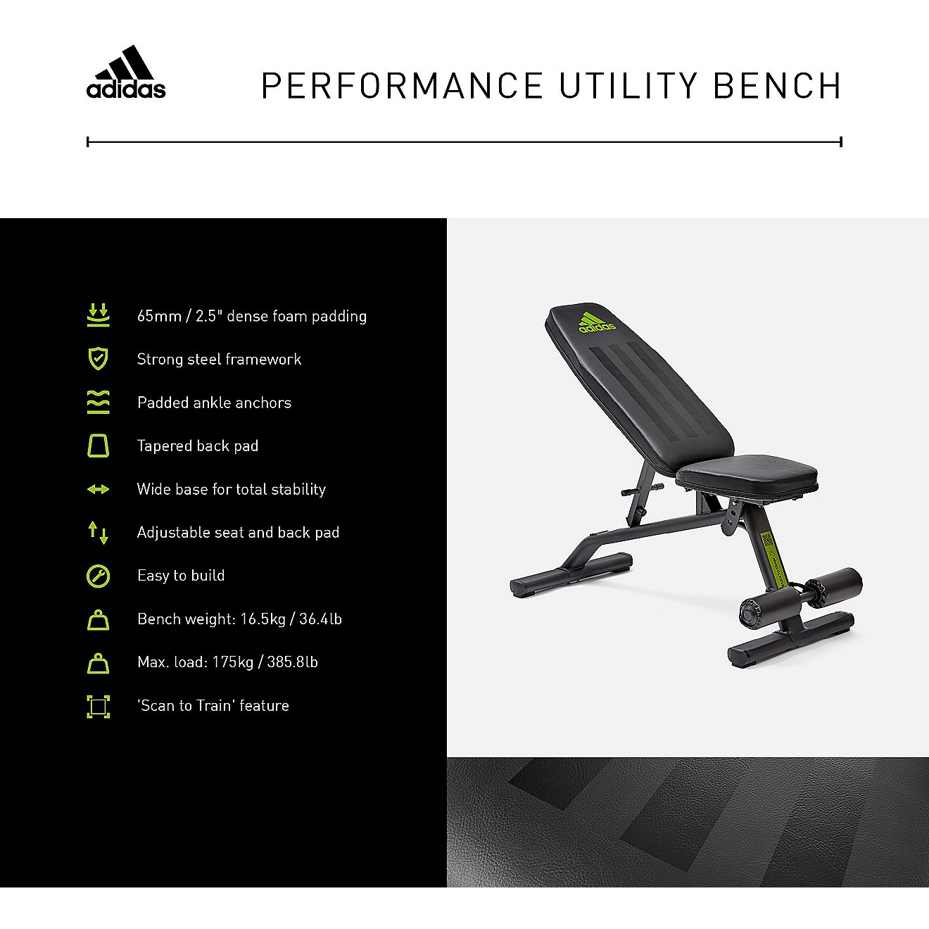 adidas Scan-To-Train Performance Utility Bench                                                                                   - view number 9