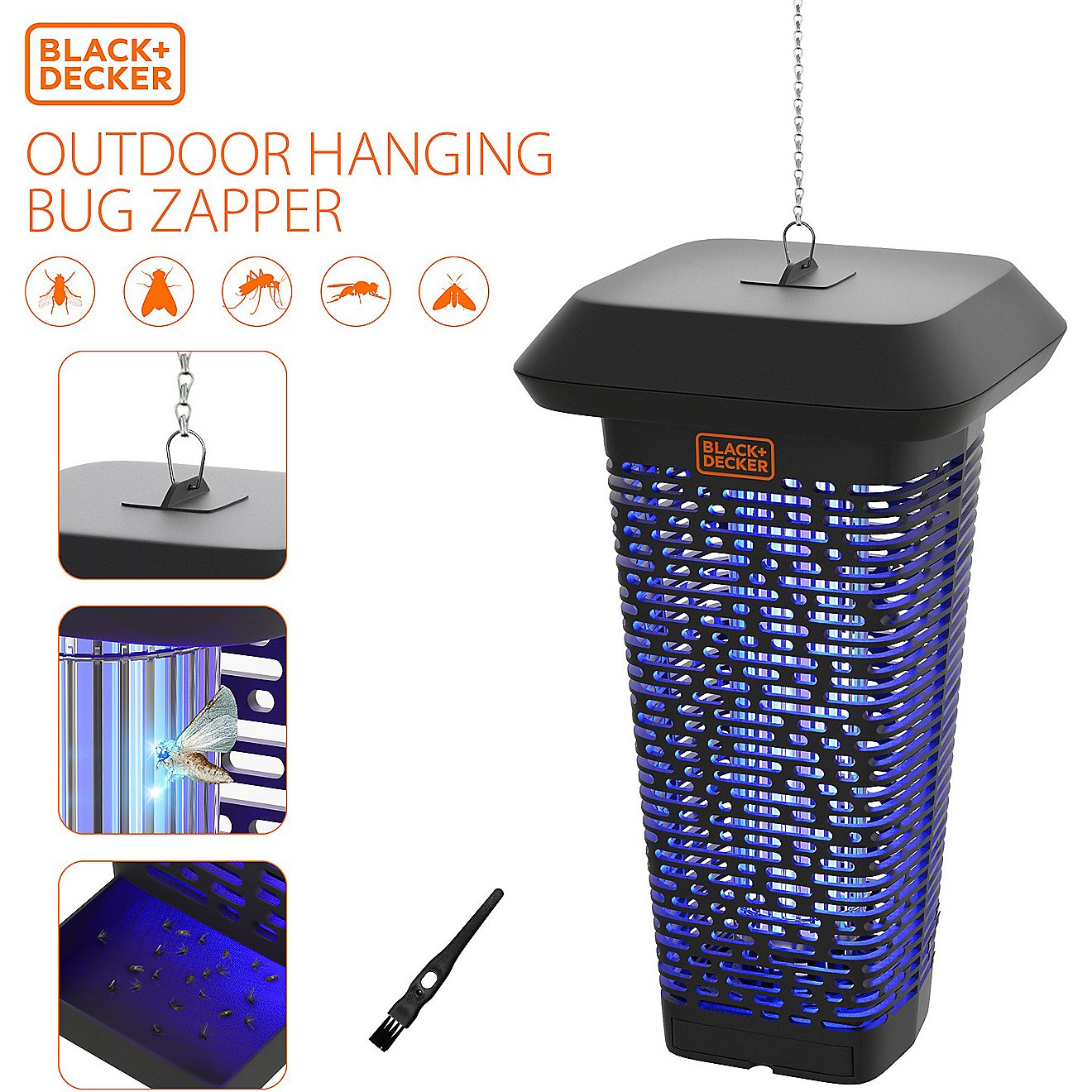 Black & Decker Outdoor Fly Trap Mosquito Repellent & Bug Zapper                                                                  - view number 5