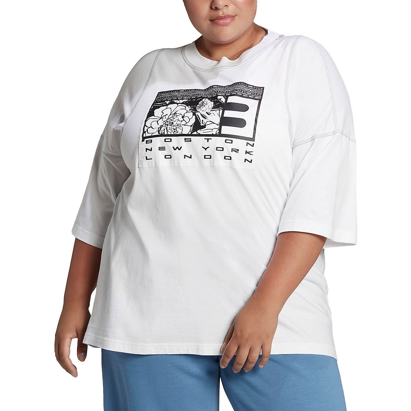 adidas Women's Superher Plus Size T-shirt                                                                                        - view number 1
