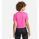 Nike Women's Dri-FIT One Standard Fit Short Sleeve Crop Top                                                                      - view number 2 image