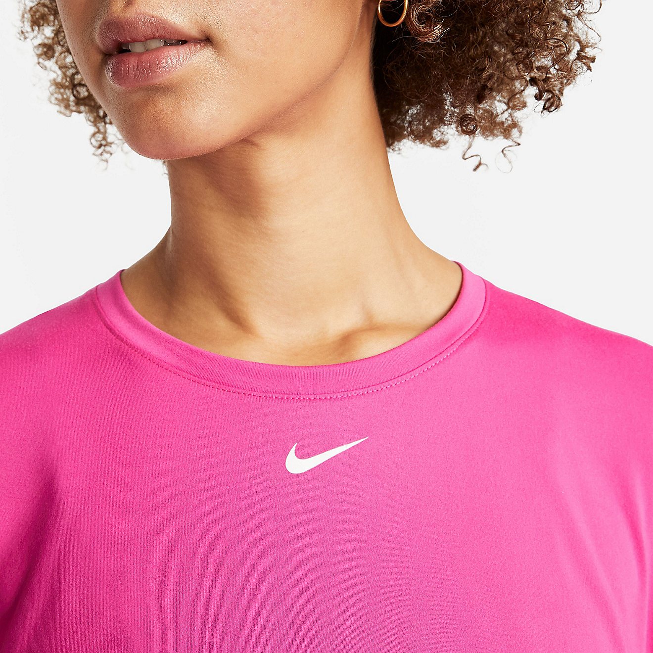 Nike Women's Dri-FIT One Standard Fit Short Sleeve Crop Top                                                                      - view number 3
