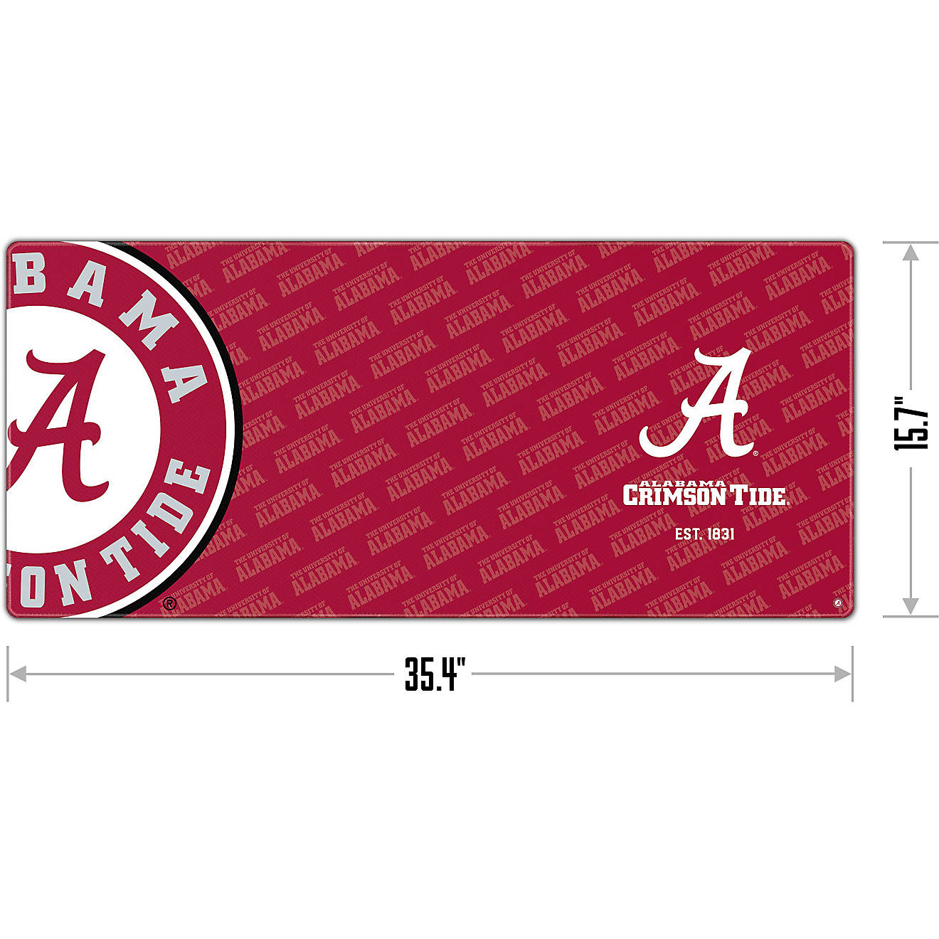 YouTheFan University of Alabama Logo Series Desk Pad                                                                             - view number 1