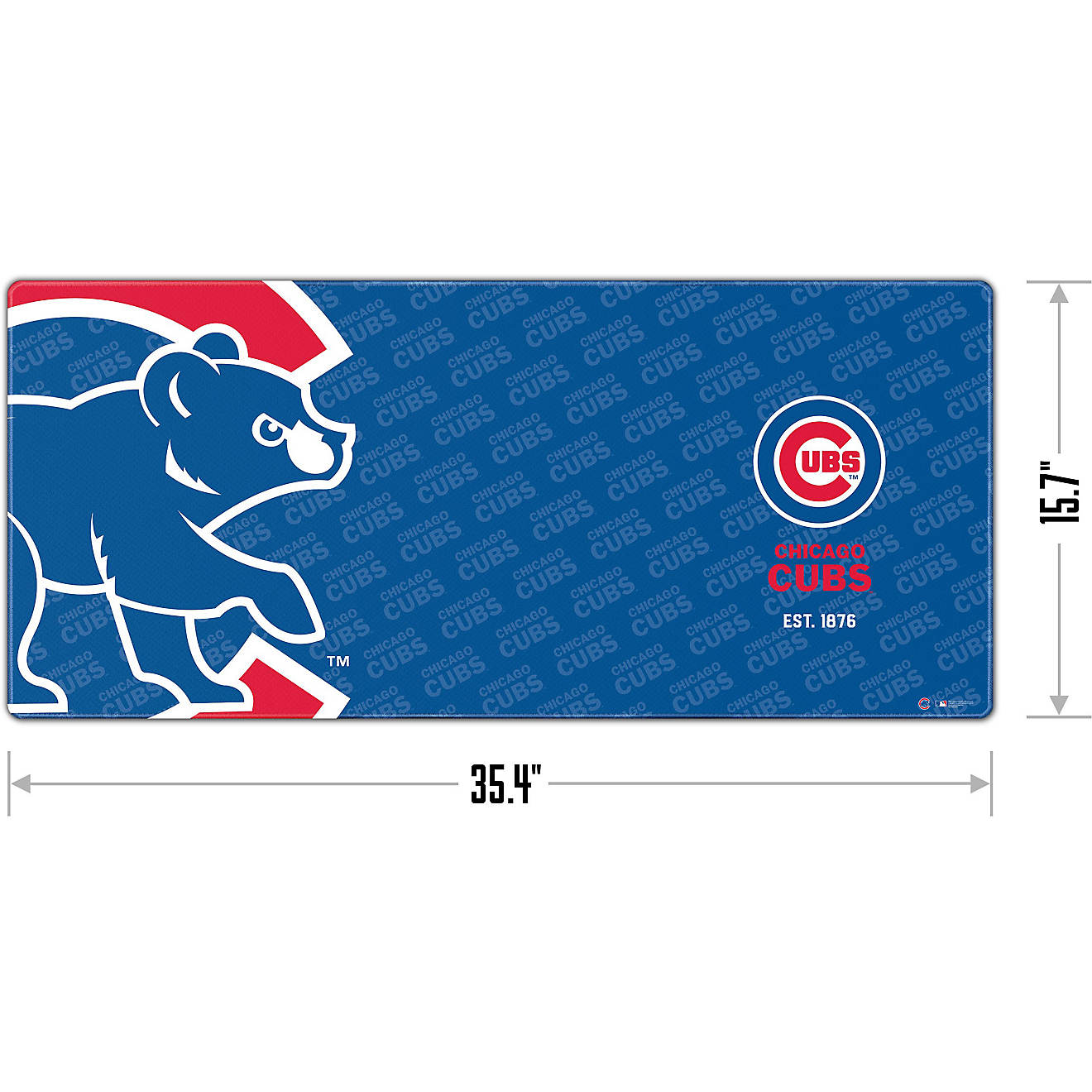 YouTheFan Chicago Cubs Logo Series Desk Pad                                                                                      - view number 1