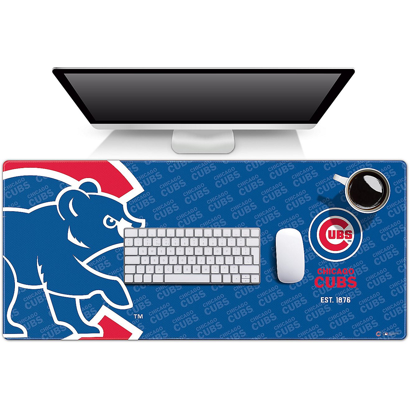 YouTheFan Chicago Cubs Logo Series Desk Pad                                                                                      - view number 6