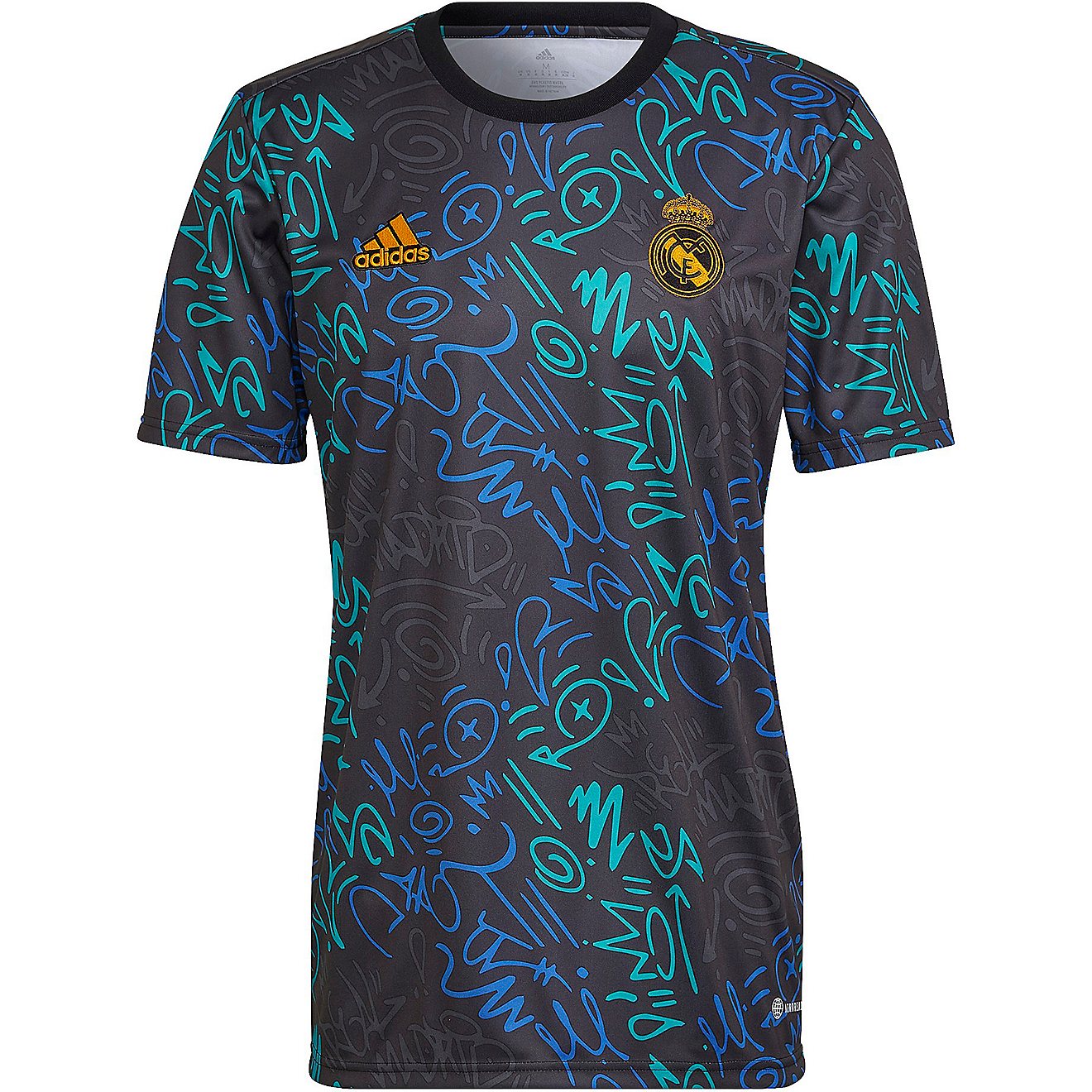 adidas Men's Real Madrid 21/22 Pre-Match Jersey                                                                                  - view number 7