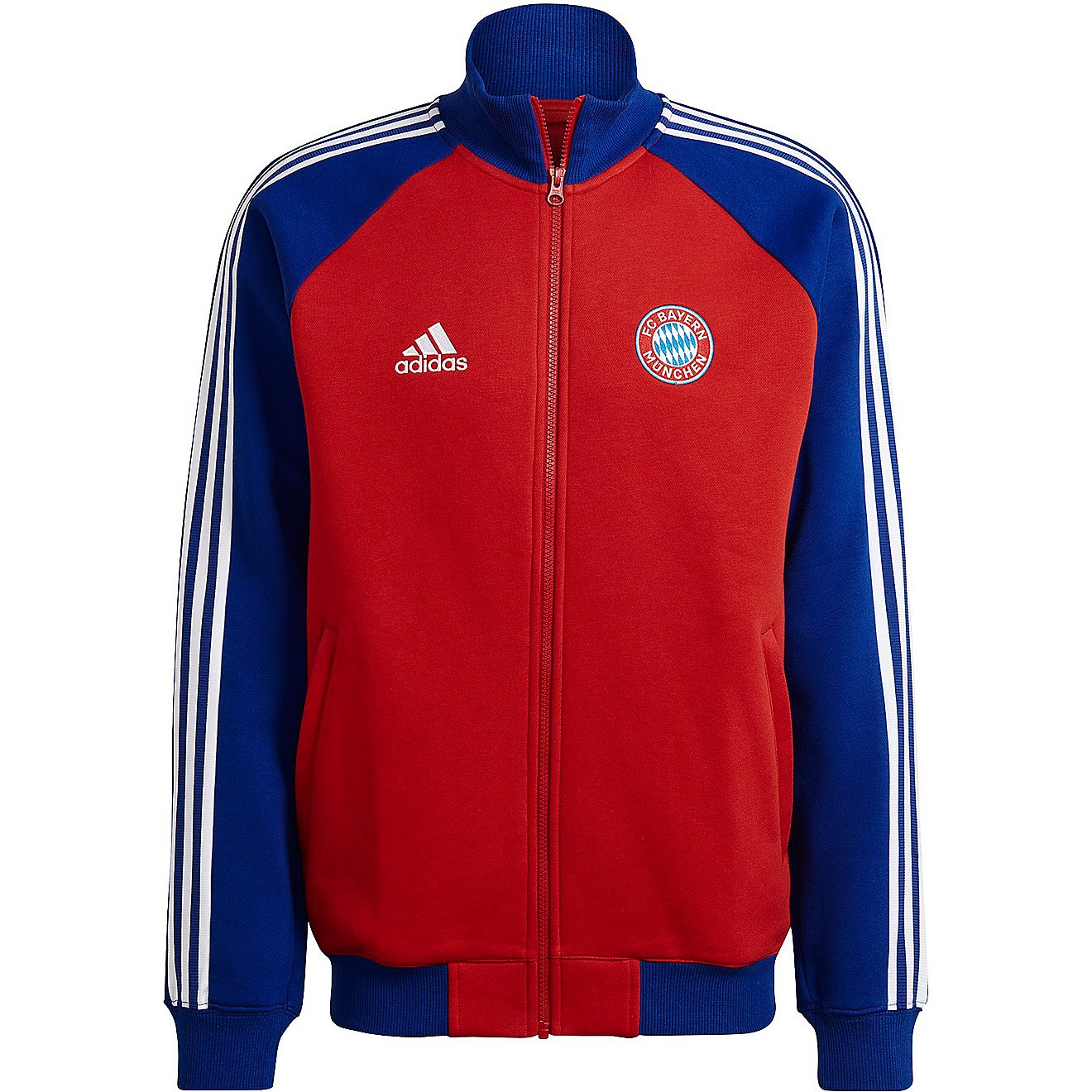 adidas Men's FC Bayern Munich 21/22 Anthem Jacket Sweatshirt                                                                     - view number 8