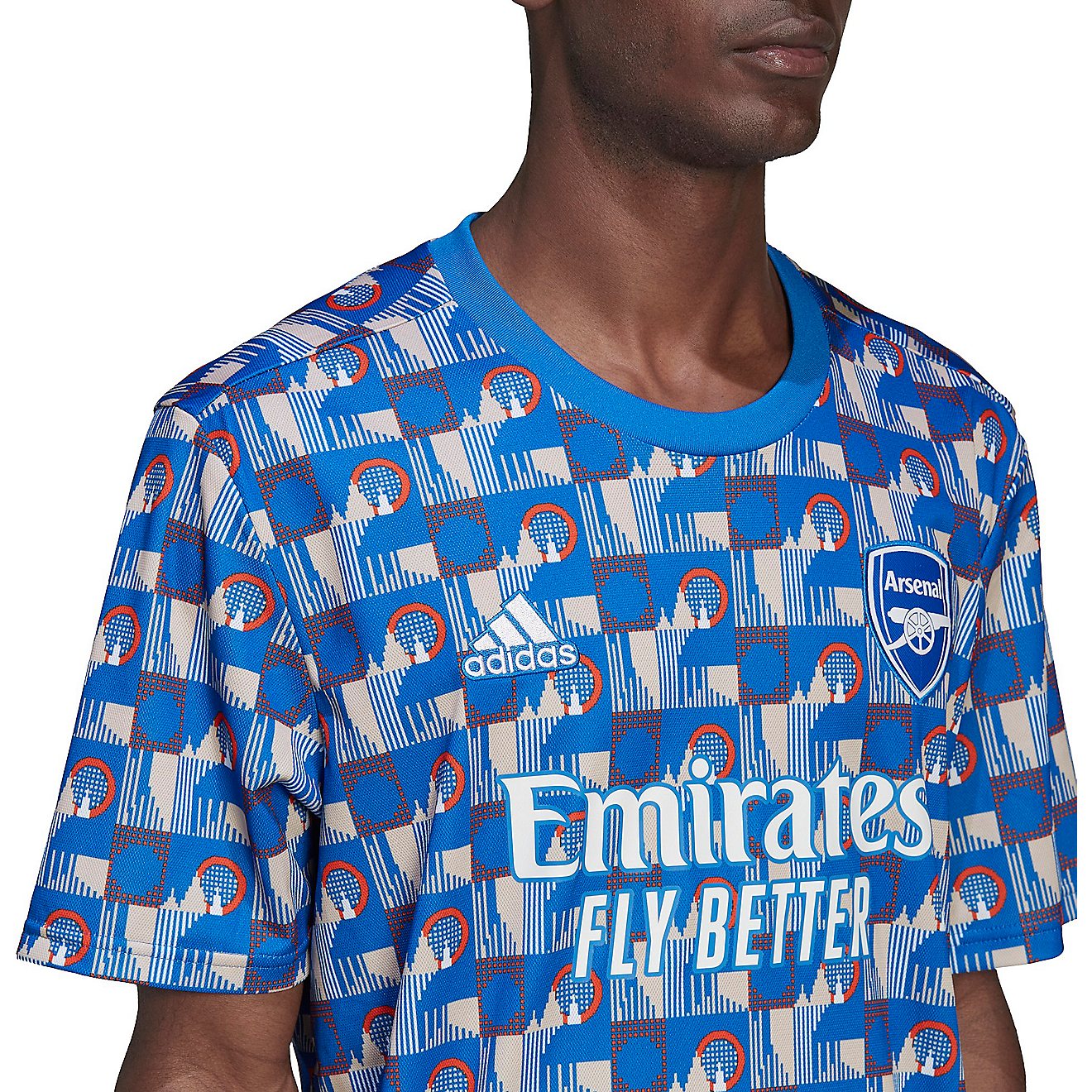 adidas Men's  Arsenal FC TFL 21/22 Pre Match Jersey                                                                              - view number 3