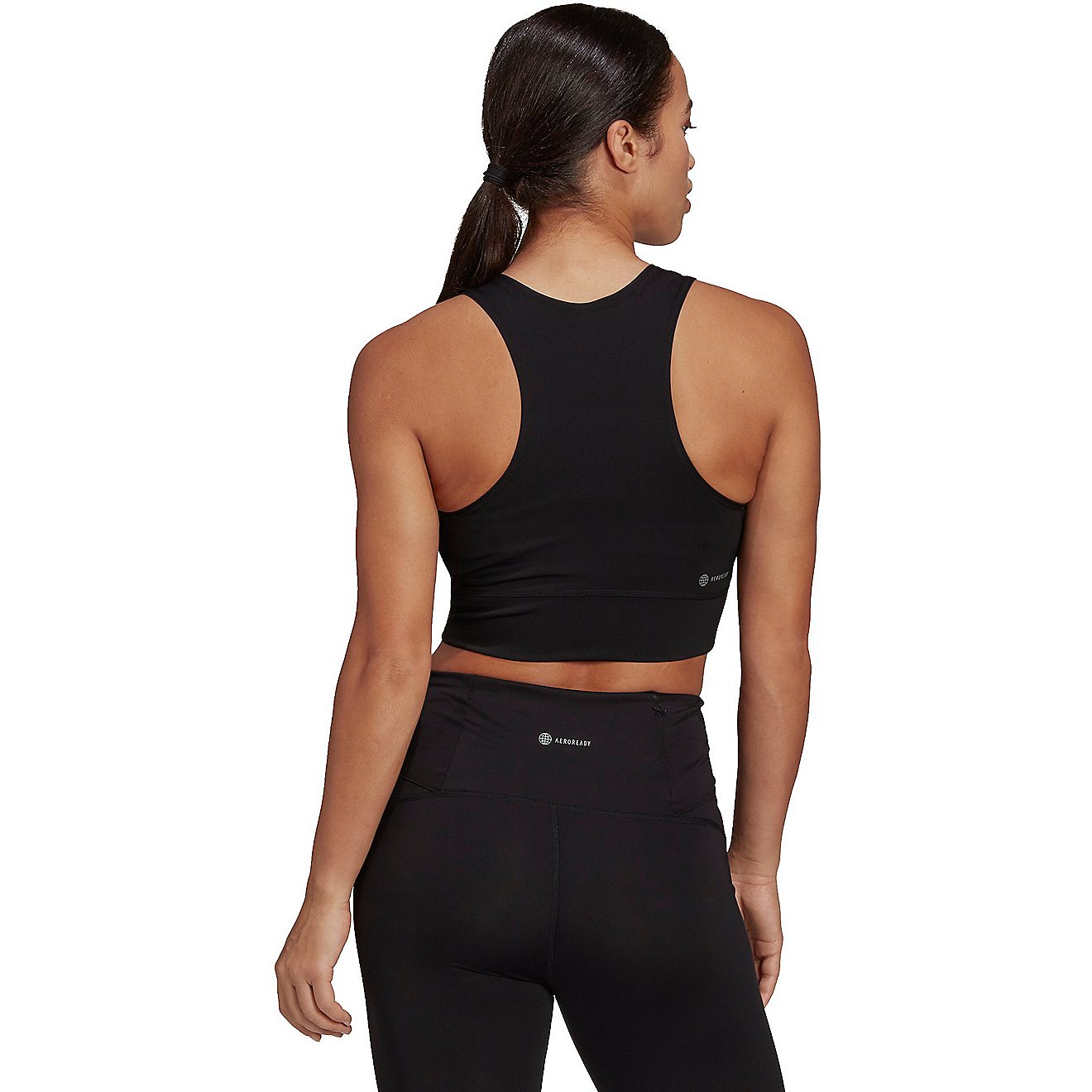 adidas Women's Run Icon 3S Cooler Crop Tank Top                                                                                  - view number 2