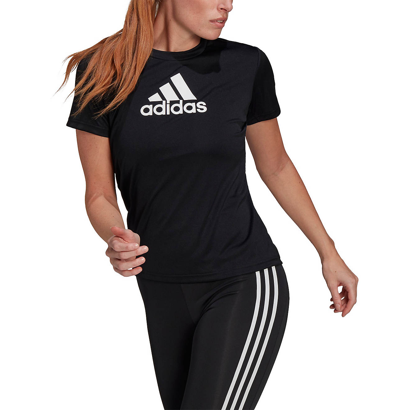 adidas Women’s Primeblue Designed2Move Sport Logo T-shirt                                                                      - view number 1