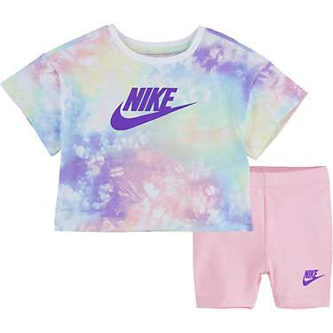 Nike Toddler Girls’ Boxy T-shirt and Bike Shorts Set                                                                          