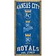 Fan Creations Kansas City Royals Heritage 6 x 12 Sign                                                                            - view number 1 image