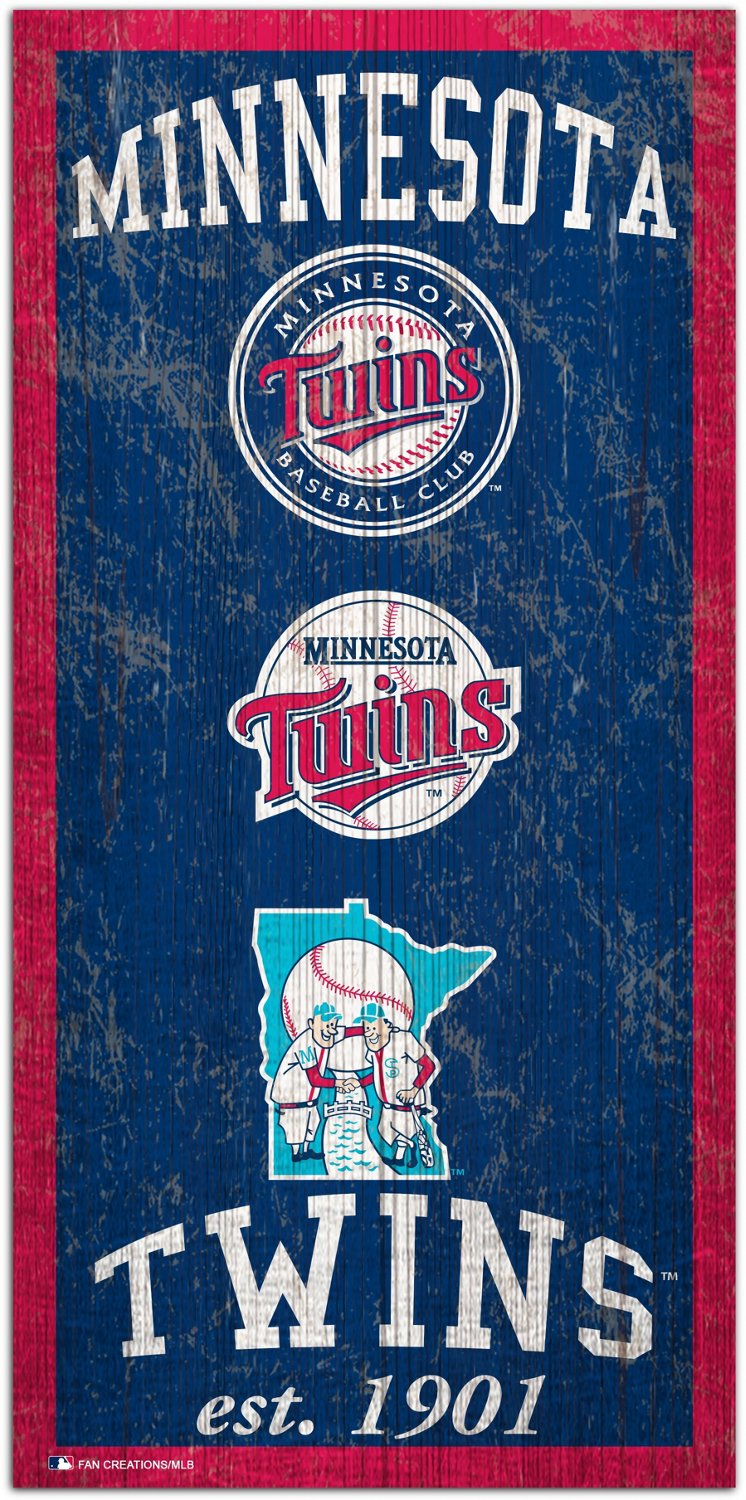 Fan Creations Minnesota Twins Heritage 6 x 12 Sign | Academy