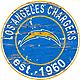 Fan Creations Los Angeles Chargers Round Distressed Sign                                                                         - view number 1 image