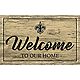 Fan Creations New Orleans Saints Team Color Welcome 11 in x 19 in Sign                                                           - view number 1 image
