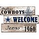 Fan Creations Dallas Cowboys Welcome 3 Plank Decor                                                                               - view number 1 image