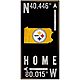 Fan Creations Pittsburgh Steelers Coordinate 6 in x 12 in Sign                                                                   - view number 1 image