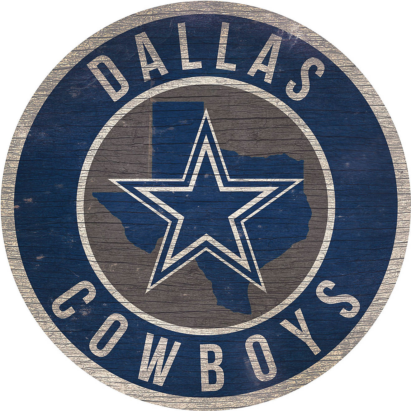 Fan Creations Dallas Cowboys Circle State Sign                                                                                   - view number 1