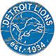 Fan Creations Detroit Lions Round Distressed Sign                                                                                - view number 1 image