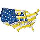 Fan Creations Los Angeles Rams USA Shape Cutout Wall Decor                                                                       - view number 1 image
