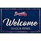 Fan Creations Atlanta Braves Team Color 11 in x 19 in Welcome Sign                                                               - view number 1 image
