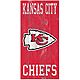 Fan Creations Kansas City Chiefs 6 in x 12 in Heritage Distressed Logo Sign                                                      - view number 1 image