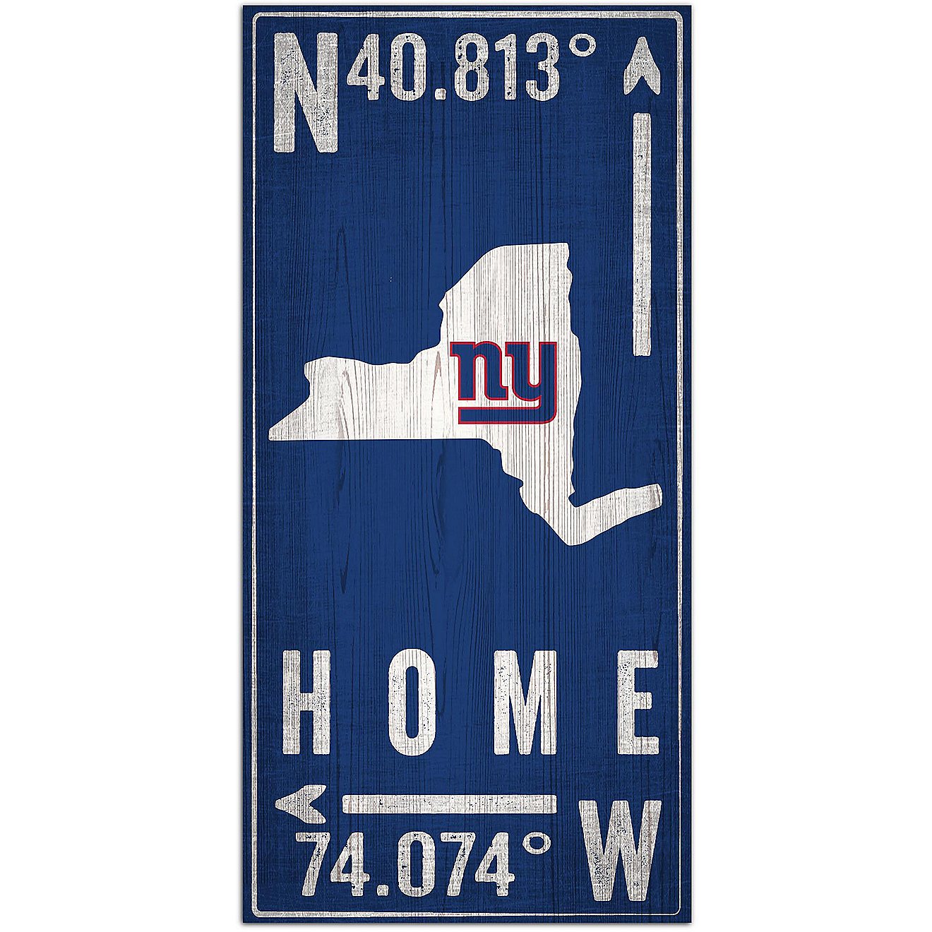 Fan Creations New York Giants Coordinate 6 in x 12 in Sign                                                                       - view number 1