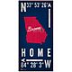 Fan Creations Atlanta Braves Coordinates 6 in x 12 in Sign                                                                       - view number 1 image