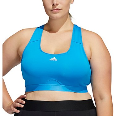 adidas Women's Powerreact Training Medium Support Plus Size Sports Bra