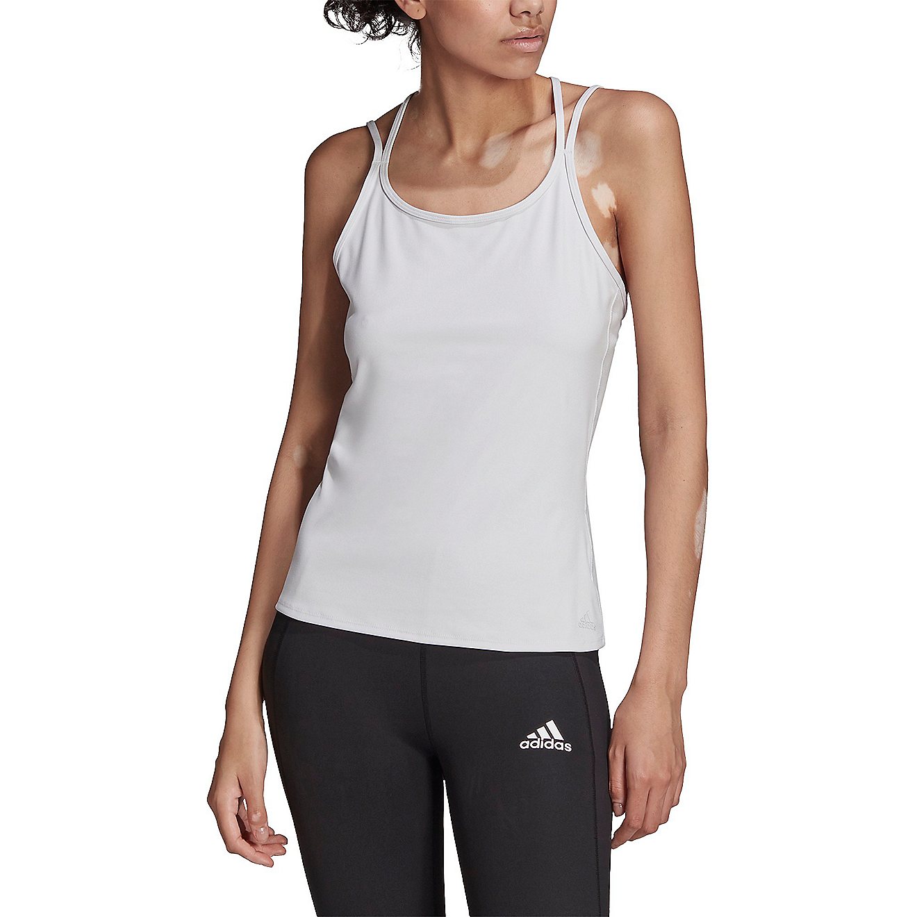 adidas Women's Studio Slim Strappy Back Tank Top                                                                                 - view number 1