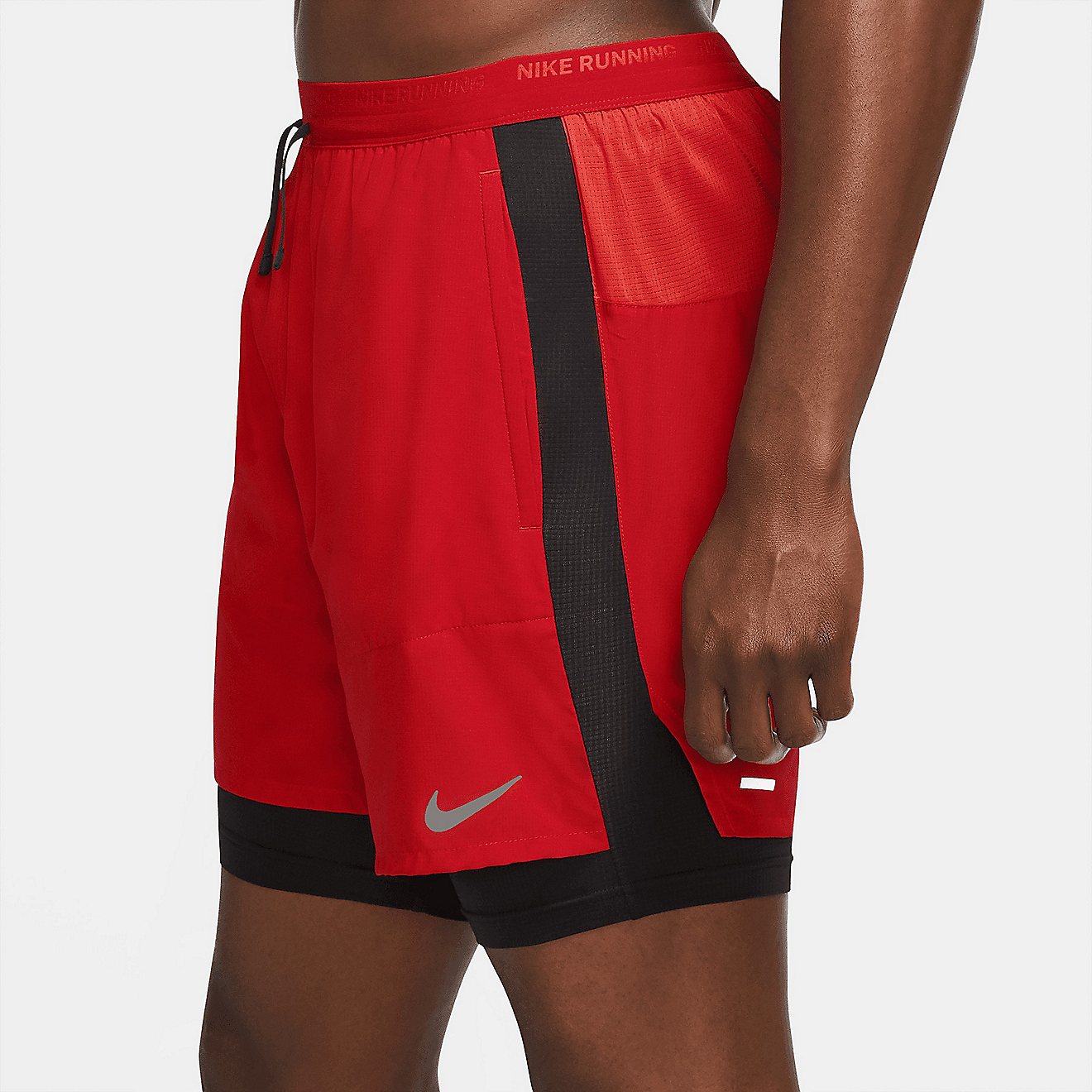Nike Men's Dri-FIT Stride Hybrid Running Shorts 7 in                                                                             - view number 3