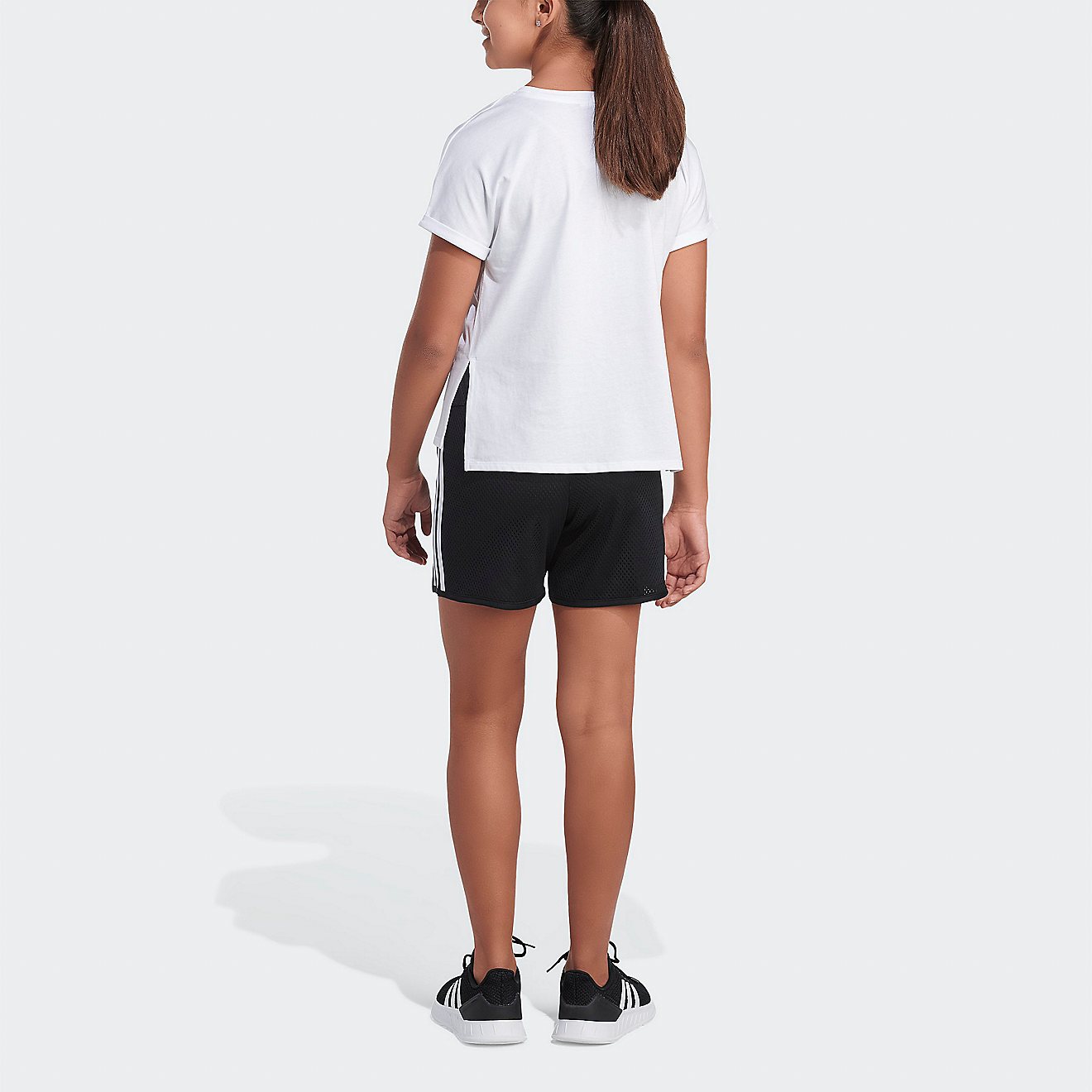 adidas Girls' Dolman Waist 22 Graphic Short Sleeve T-shirt                                                                       - view number 2