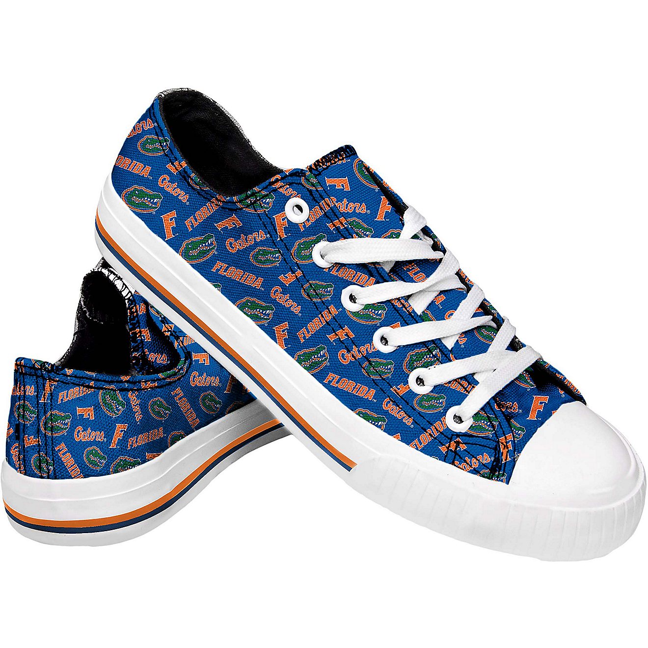 FOCO Women's University of Florida Low-Top Repeat Print Canvas Shoes                                                             - view number 1