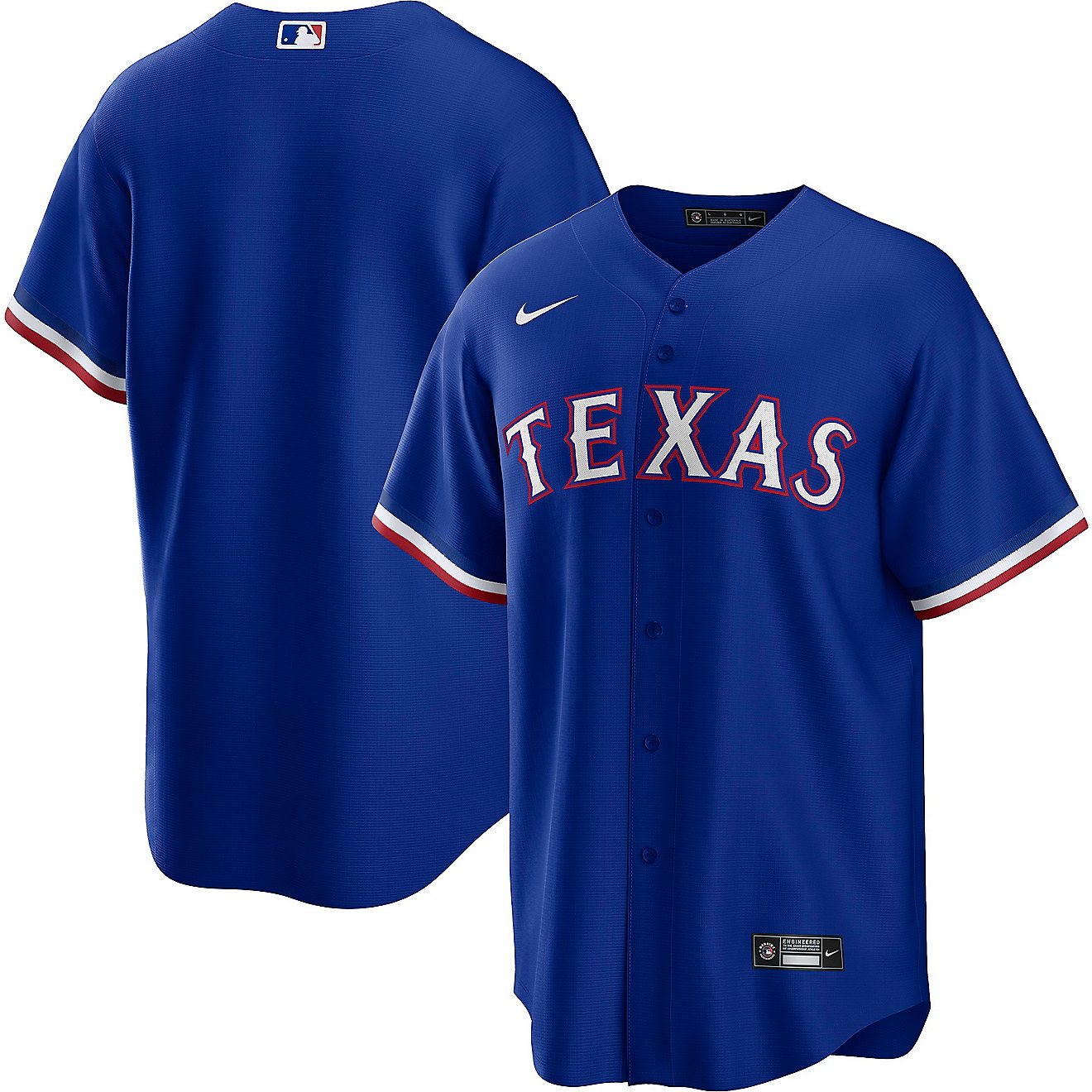 Nike Men's Texas Rangers Replica Jersey                                                                                          - view number 3