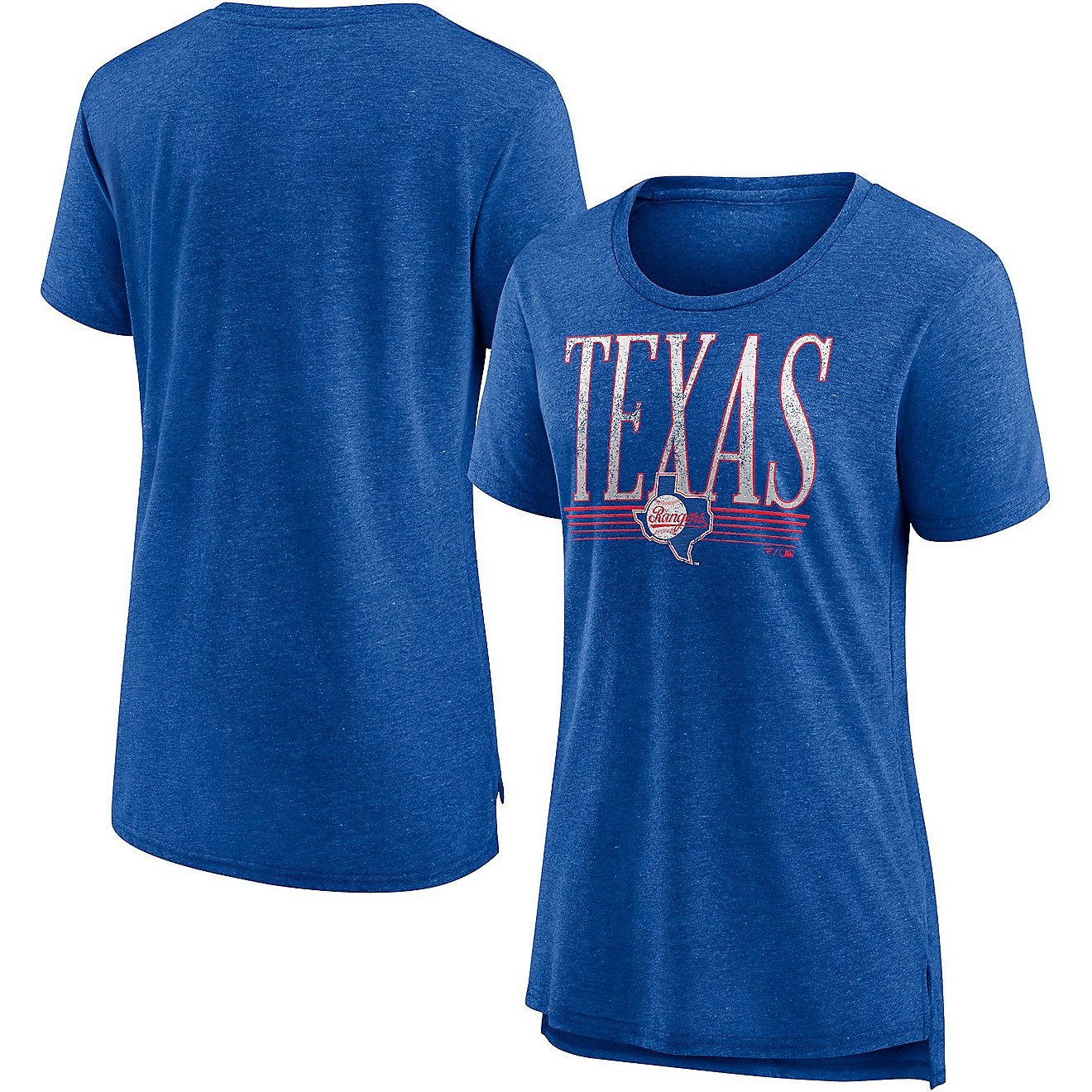 Fanatics Women's Texas Rangers True Classics Toppler T-shirt                                                                     - view number 3