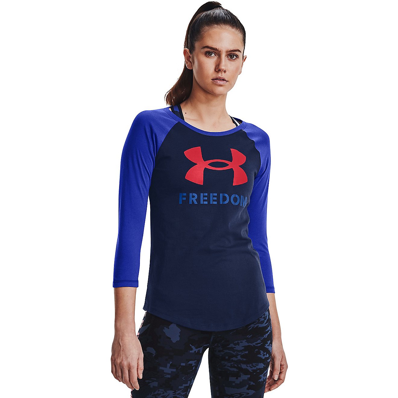 Under Armour Women's Freedom Utility 3/4-Sleeve Sleeve T-shirt                                                                   - view number 1