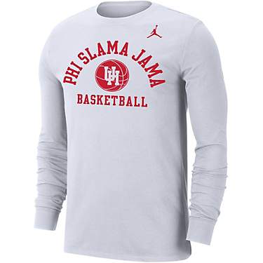 Jordan Men's University of Houston Phi Slama Jama Long Sleeve T-shirt                                                           