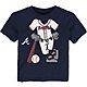 Outerstuff Toddlers' Atlanta Braves I'm The Batter Graphic Short Sleeve T-shirt                                                  - view number 1 image