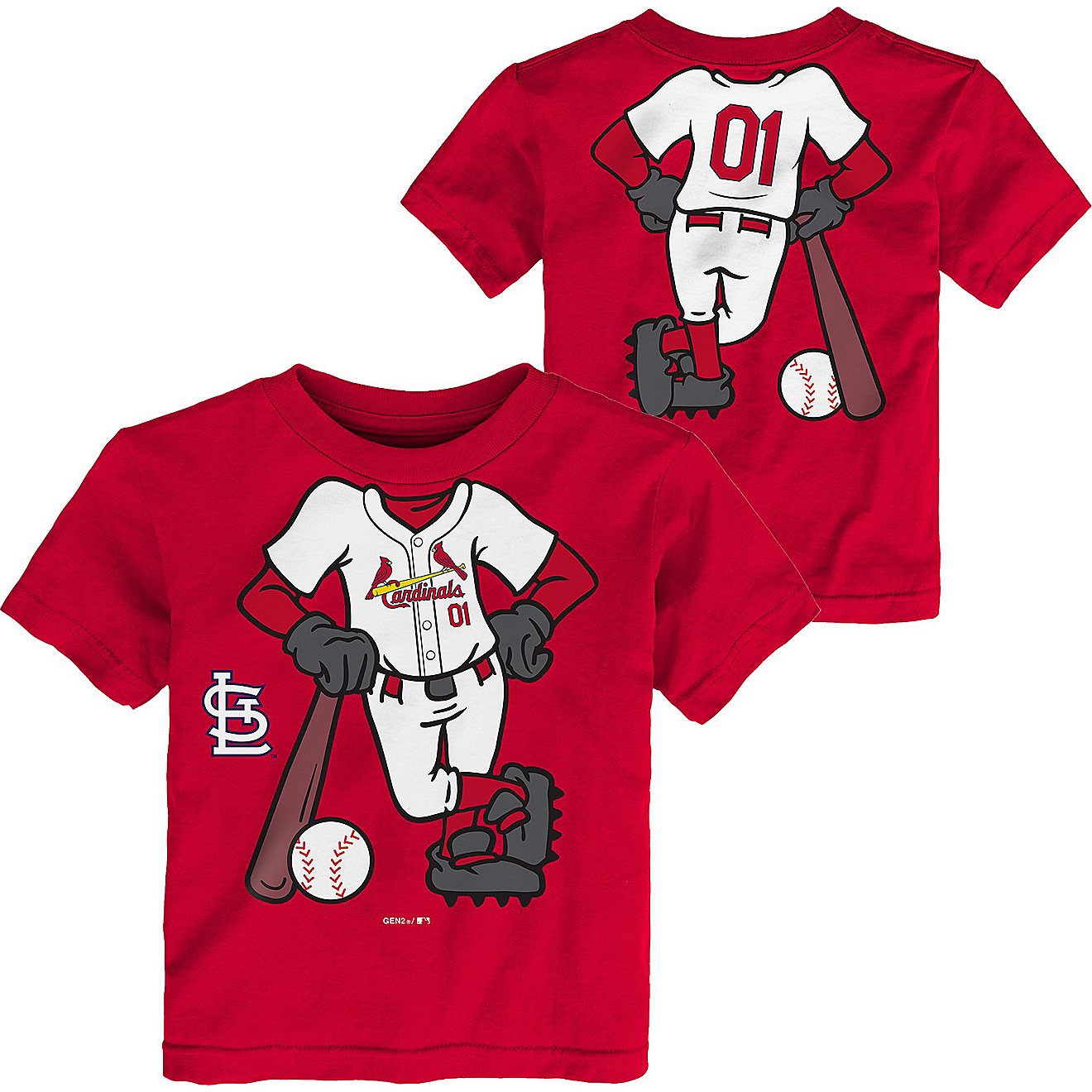 Outerstuff Boys' St. Louis Cardinals I’m The Batter Graphic T-shirt                                                            - view number 3