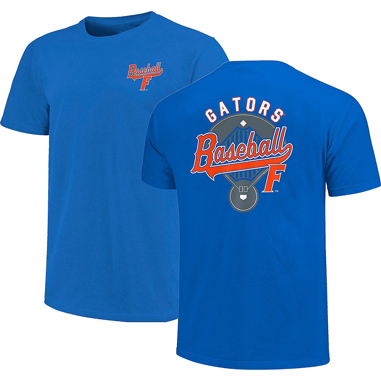 Image One Men's University of Florida Script and Field Graphic Short Sleeve T-shirt                                              - view number 3