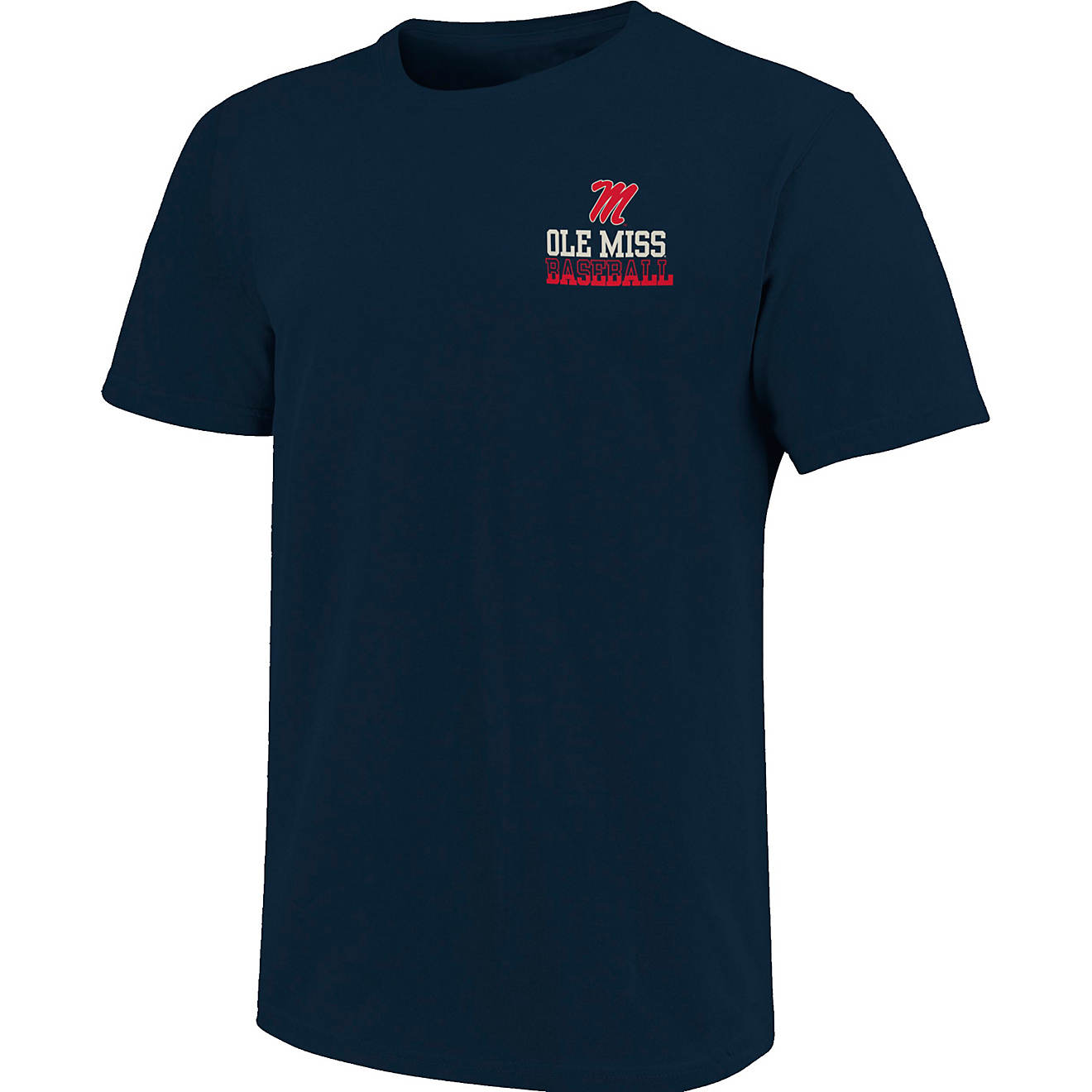 Image One Men's University of Mississippi Baseball Cap Graphic Short Sleeve T-shirt                                              - view number 1