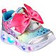 SKECHERS Toddler Girls’ Heart Lights All About Bows Shoes                                                                      - view number 1 image