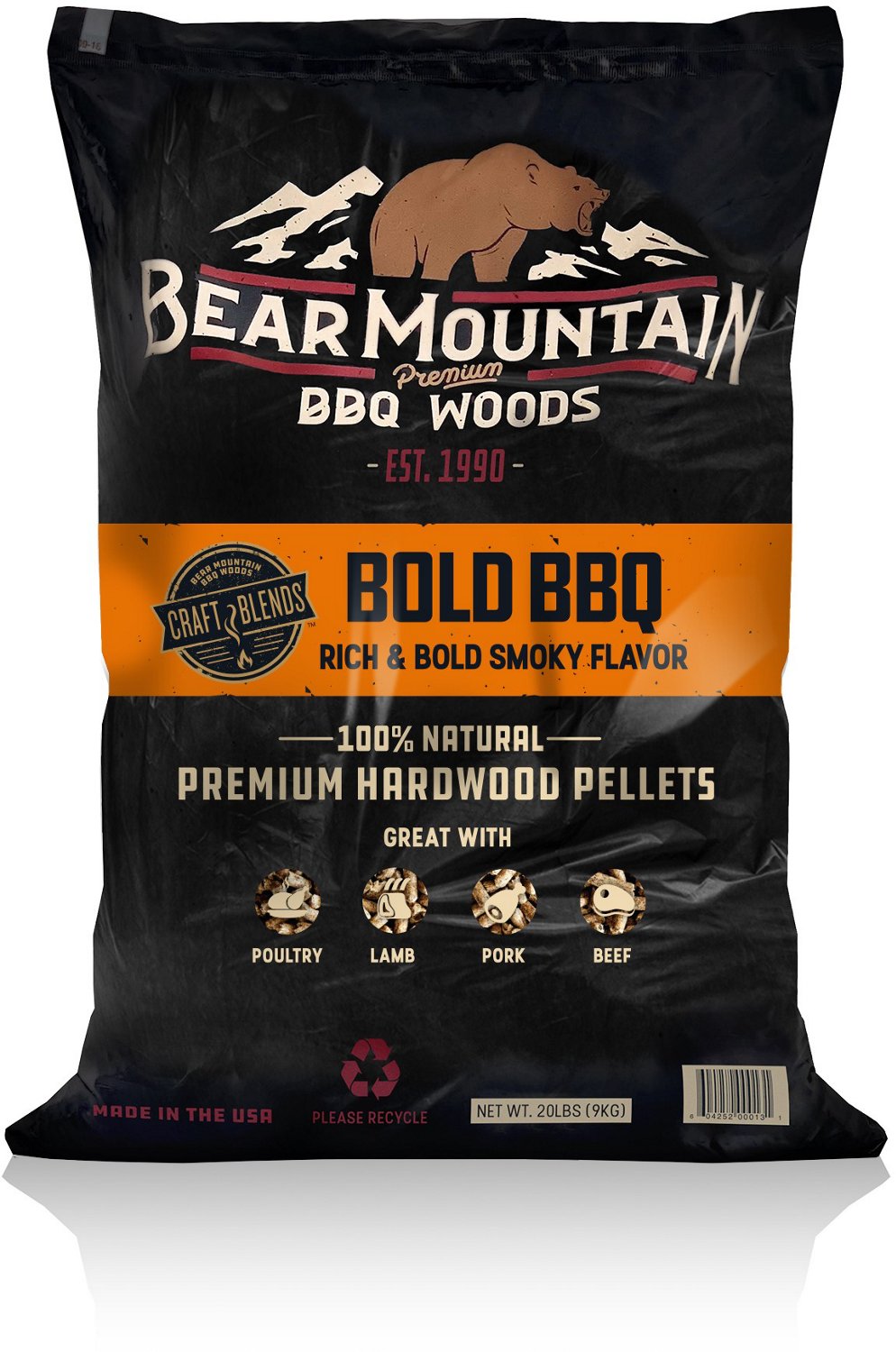 Bear Mountain BBQ Bold BBQ Craft Blends 20 lb Wood Pellets                                                                      