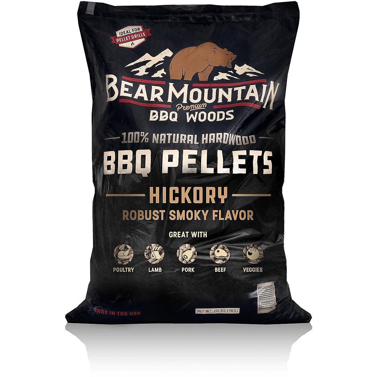Bear Mountain BBQ Hickory BBQ 20 lb Wood Pellets                                                                                 - view number 1