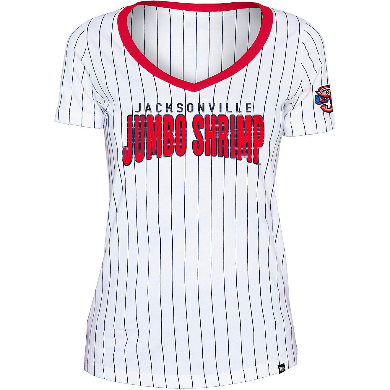 New Era Women's Jacksonville Jumbo Shrimp Opening Night T-shirt                                                                  - view number 1