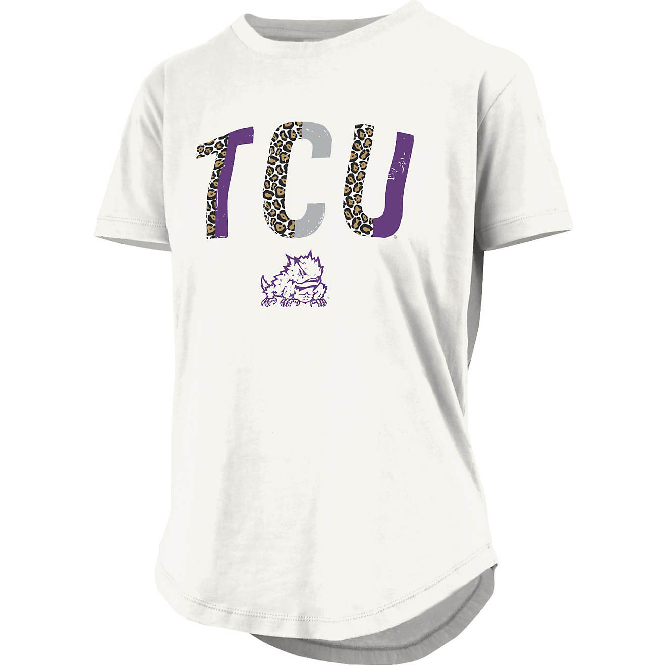 Three Square Women’s Texas Christian University Cotton Collection Frida T-shirt                                                - view number 1