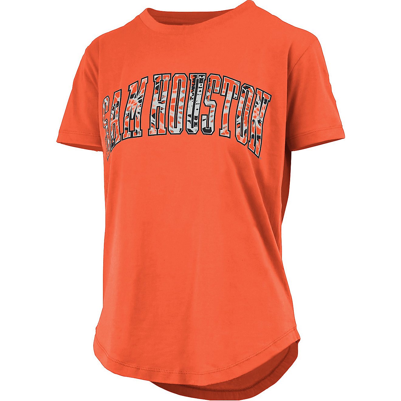 Three Square Women's Sam Houston State University Campus Tie Dye T-shirt                                                         - view number 1