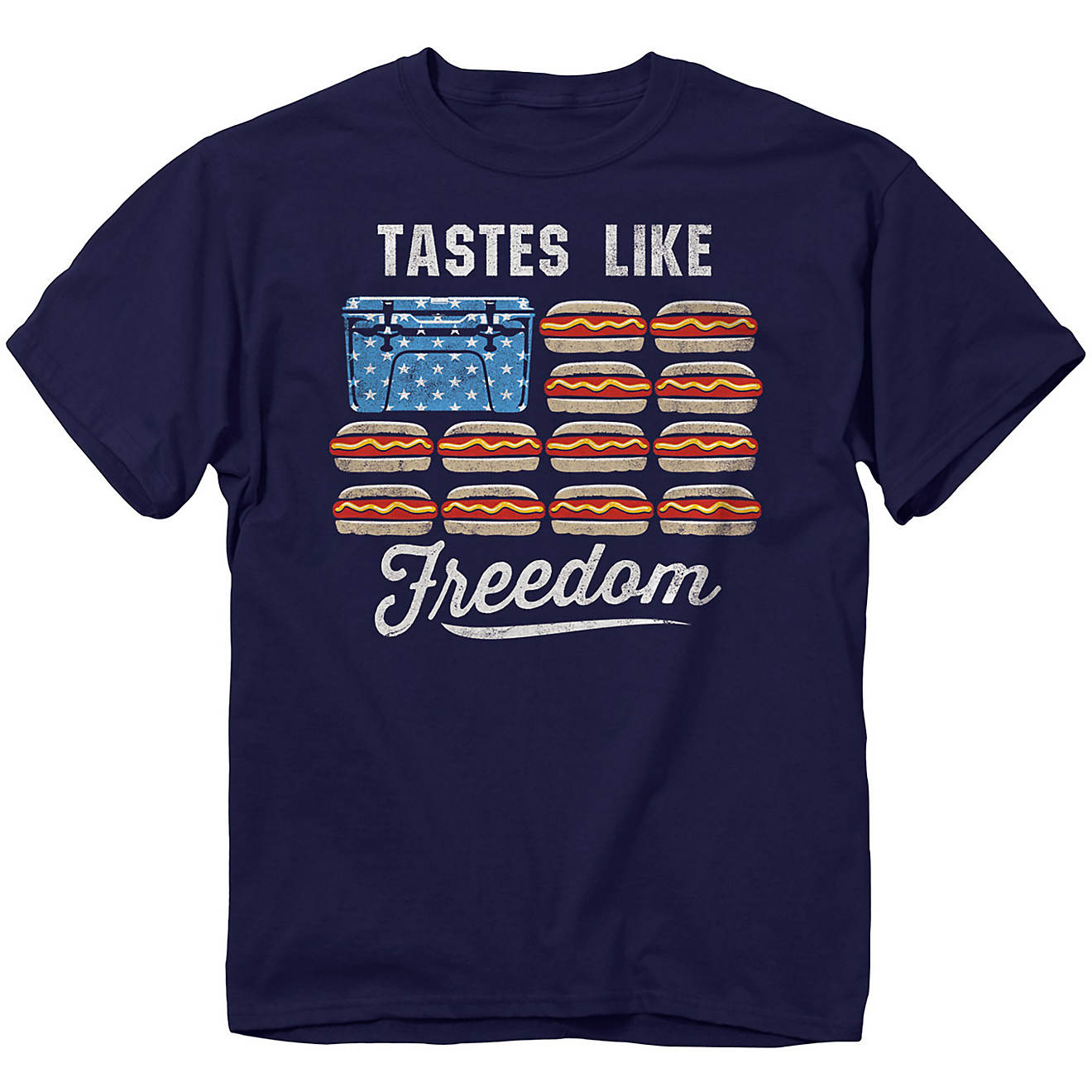 Academy Sports + Outdoors Men’s Tastes Like Freedom T-shirt                                                                    - view number 1