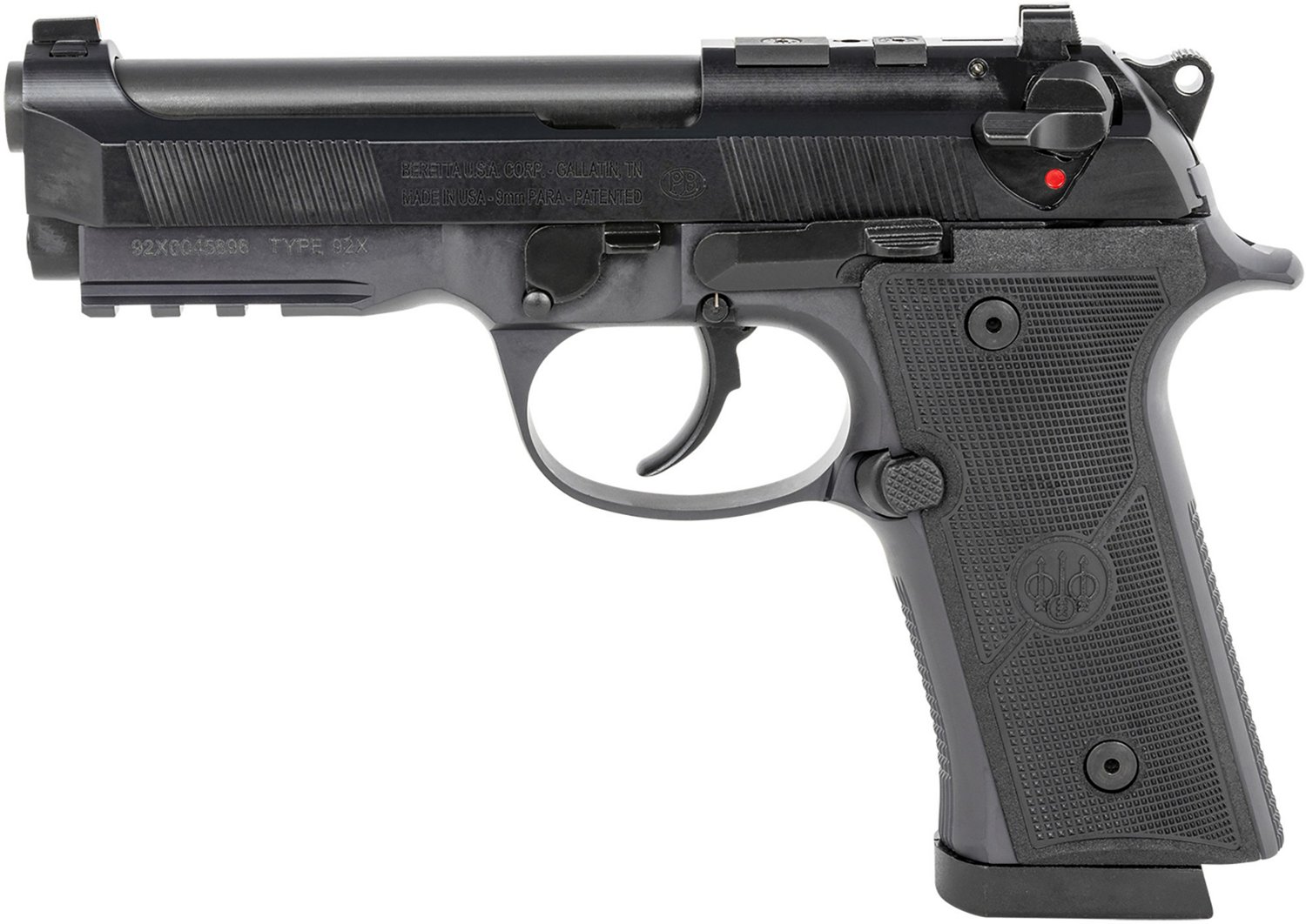 Beretta 92X Centurion Optic Ready 9mm Luger 4.25 in Centerfire Pistol ...